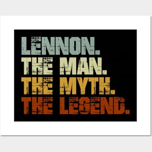 LENNON The Man The Myth The Legend Posters and Art